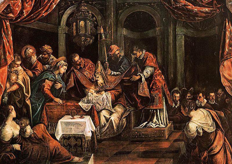 Domenico Tintoretto The Circumcision France oil painting art
